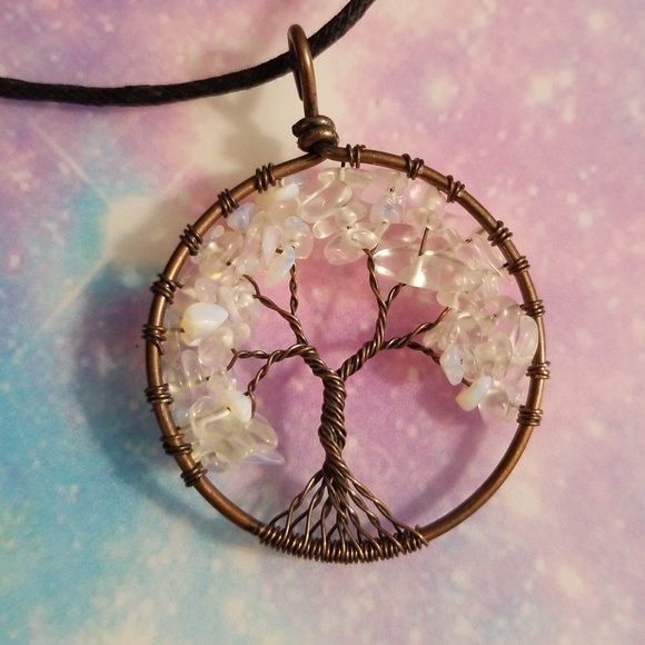 Jewelry - Opalite Tree Necklace